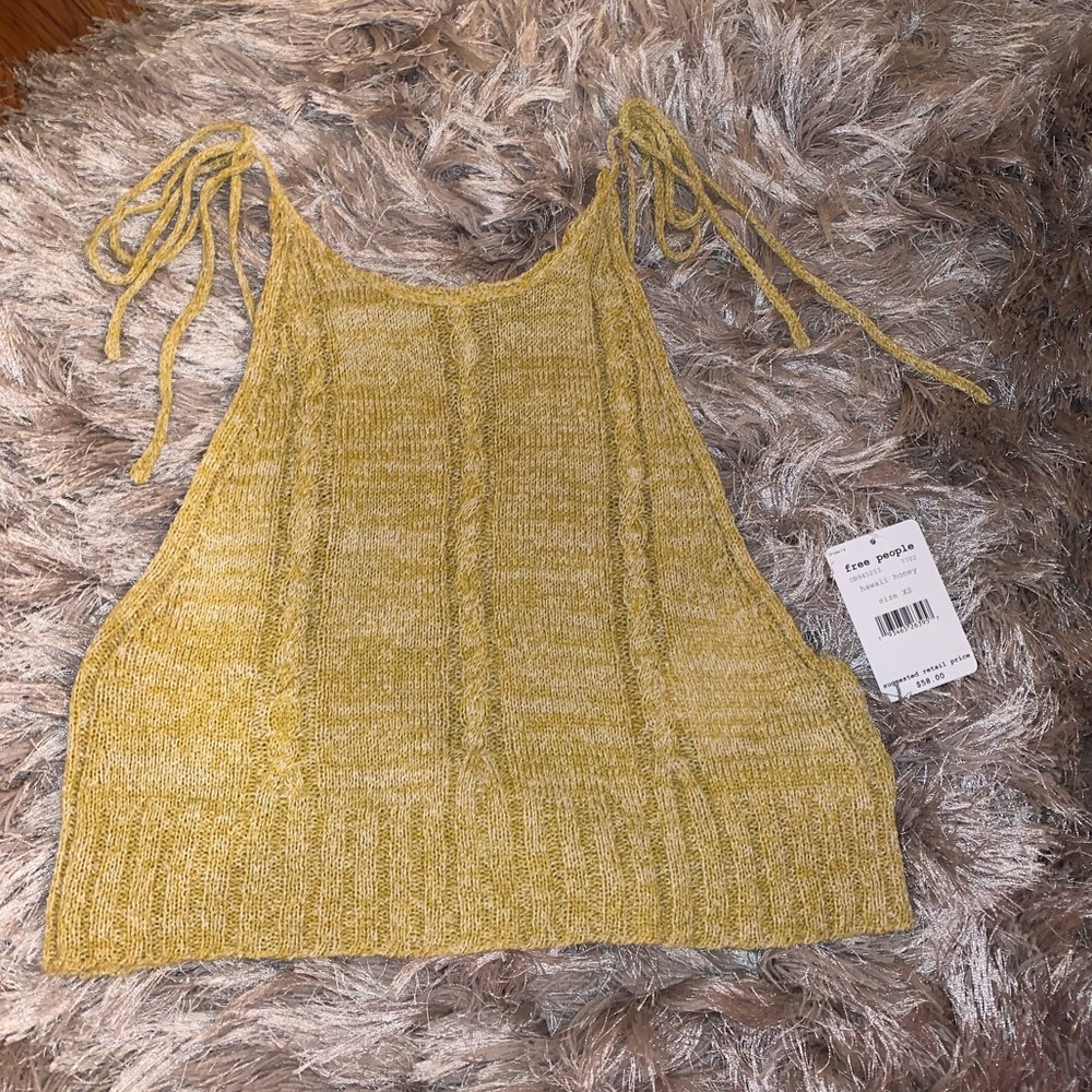 Free People Hawaii Honey Crop Top